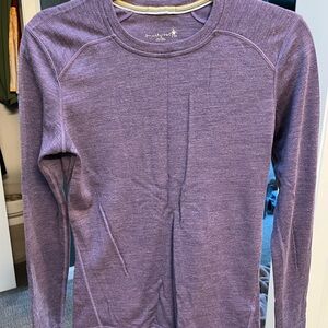 Smartwool Purple Merino Wool Shirt